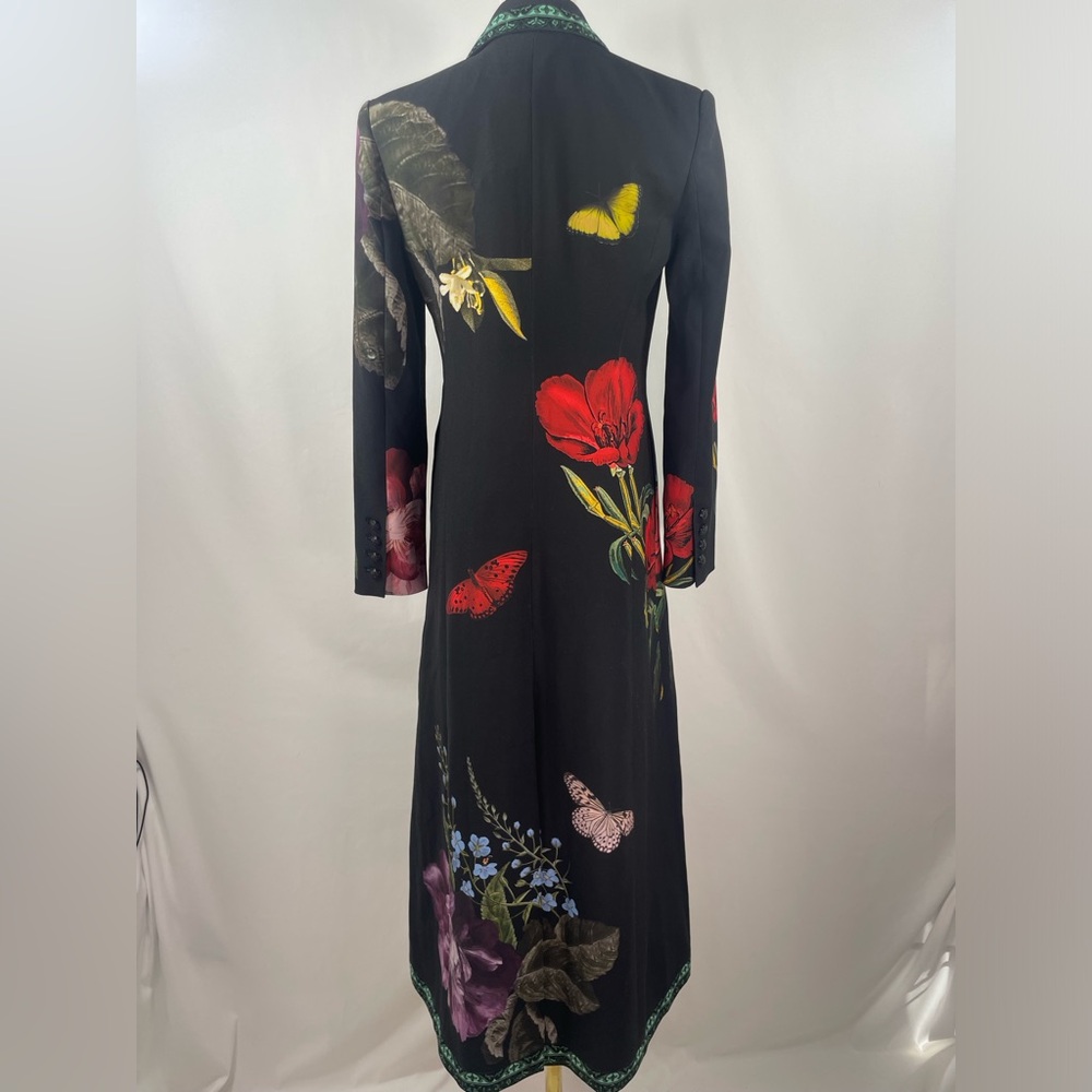✨ NWT Alice + Olivia "Bret" In The Wind Fitted Long Blazer Maxi Coat Size XS✨ - Picture 7 of 10